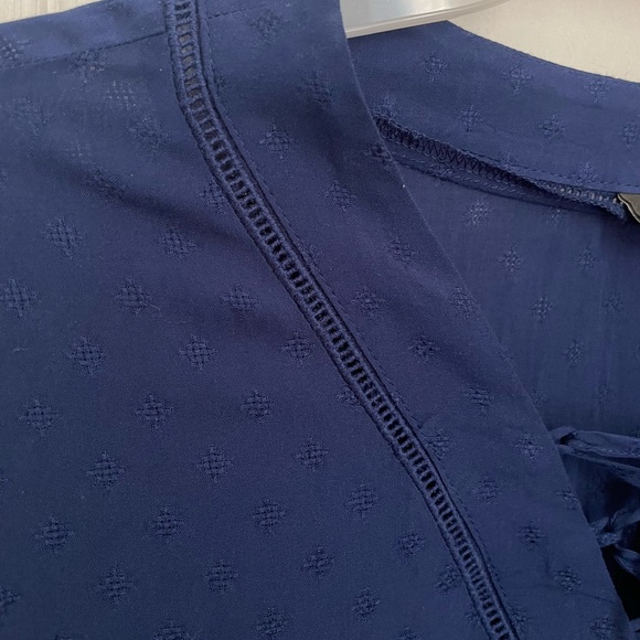 NWT LANE BRYANT BOHO PEASANT TOP. LONG SLEEVE FLORAL EMBROIDERY ACCENTS BLOUSE. - Picture 11 of 16